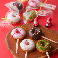 サンタさんのドーナツセット☆ミニドーナツバー7本ギフトセット 焼き