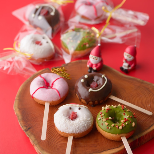 サンタさんのドーナツセット☆ミニドーナツバー7本ギフトセット 焼き