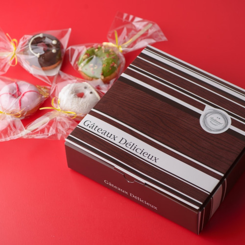 サンタさんのドーナツセット☆ミニドーナツバー7本ギフトセット 焼き