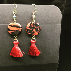 自然の美 軟陶手作 polymer clay handmade earrings 第3張的照片