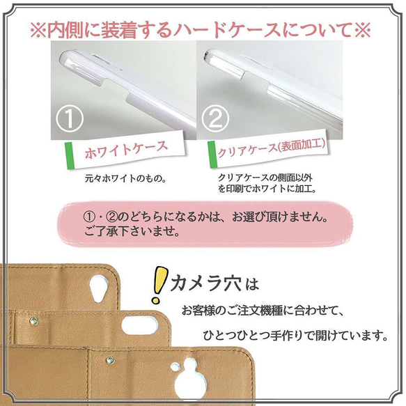 可愛い 植物 鳥 手帳型ケース カバー 送料無料 お洒落 スマホケース iPhone他多数機種 4枚目の画像