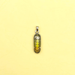 漸層黃豌豆項鍊 • 樹脂項鍊 • Ombre Yellow Necklace • Resin Jewelry 第1張的照片