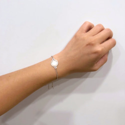 白點手鍊 • 樹脂手鍊 • White Dot Bracelet • Resin Jewelry • t5o 第4張的照片