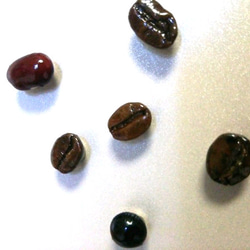 珈琲好きなあなたに　コーヒー豆マグネット　4こセット 4枚目の画像