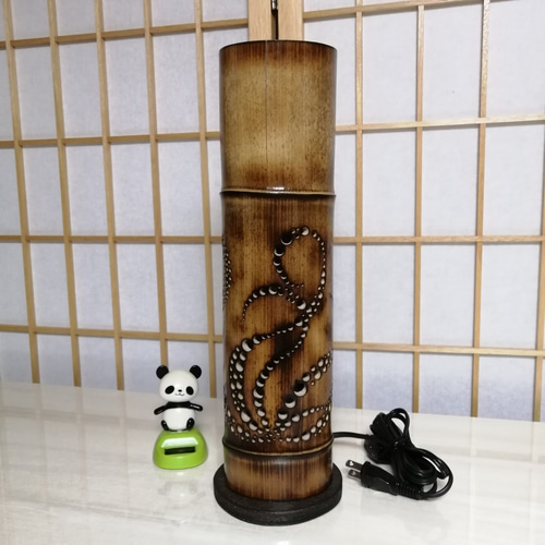 癒し灯火 竹行灯 No23212 その他インテリア雑貨 ふー's shop 通販