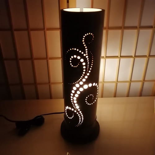 癒し灯火 竹行灯 No23214 その他インテリア雑貨 ふー's shop 通販