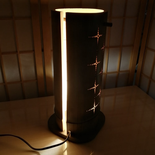 癒し灯火　竹行灯　No23216 癒し灯火 竹行灯 No23216 その他インテリア雑貨 ふー's shop 通販