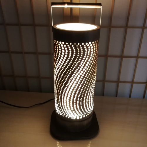 癒し灯火 竹行灯 No23219 その他インテリア雑貨 ふー's shop 通販