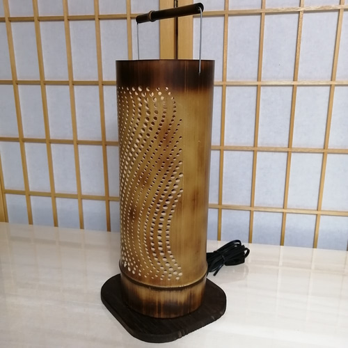 癒し灯火 竹行灯 No23219 その他インテリア雑貨 ふー's shop 通販