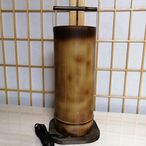 癒し灯火 竹行灯 No23219 その他インテリア雑貨 ふー's shop 通販