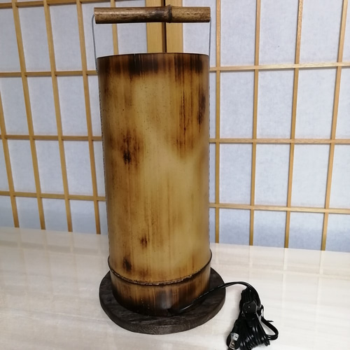 癒し灯火 竹行灯 No23220 その他インテリア雑貨 ふー's shop 通販