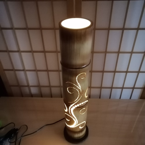 癒し灯火　竹行灯　No23230 癒し灯火 竹行灯 No23230 その他インテリア雑貨 ふー's shop