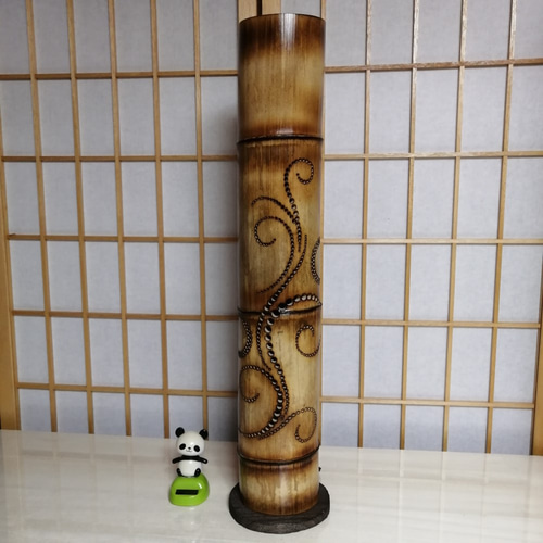 癒し灯火　竹行灯　No23230 癒し灯火 竹行灯 No23230 その他インテリア雑貨 ふー's shop 通販