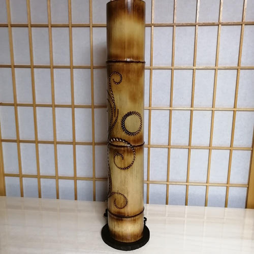 癒し灯火 竹行灯 No23230 その他インテリア雑貨 ふー's shop 通販