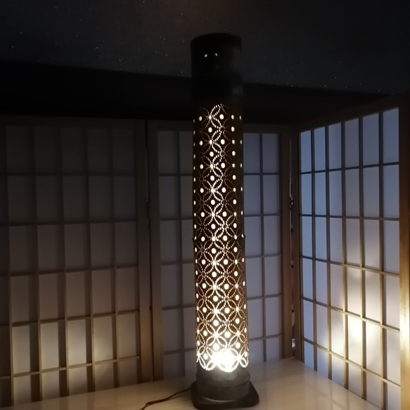 癒し灯火　竹行灯　No23233 癒し灯火 竹行灯 No23233