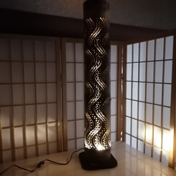 癒し灯火 竹行灯 No23243 スタンドライト・テーブルランプ ふー's shop