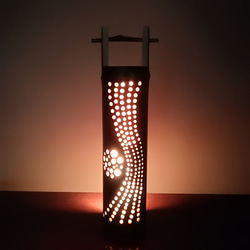 癒し灯火 竹行灯 No23230 その他インテリア雑貨 ふー's shop 通販