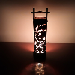 癒し灯火 竹行灯 No23207 (洗心) その他インテリア雑貨 ふー's shop