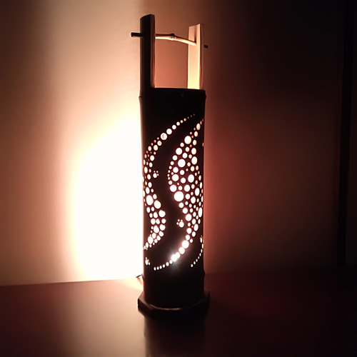 癒し灯火　竹行灯　No23207 (洗心) 癒し灯火 竹行灯 No23207 (洗心) その他インテリア雑貨 ふー's