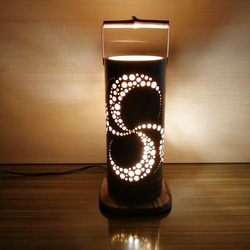 癒し灯火 竹行灯 No23243 スタンドライト・テーブルランプ ふー's shop