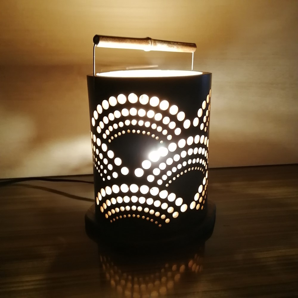 癒し灯火　竹行灯　No23181