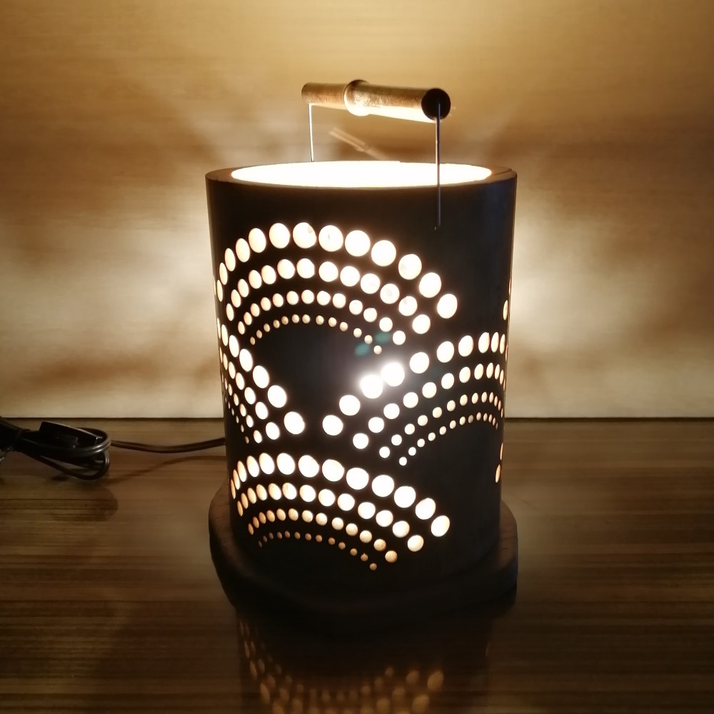 癒し灯火　竹行灯　No23181