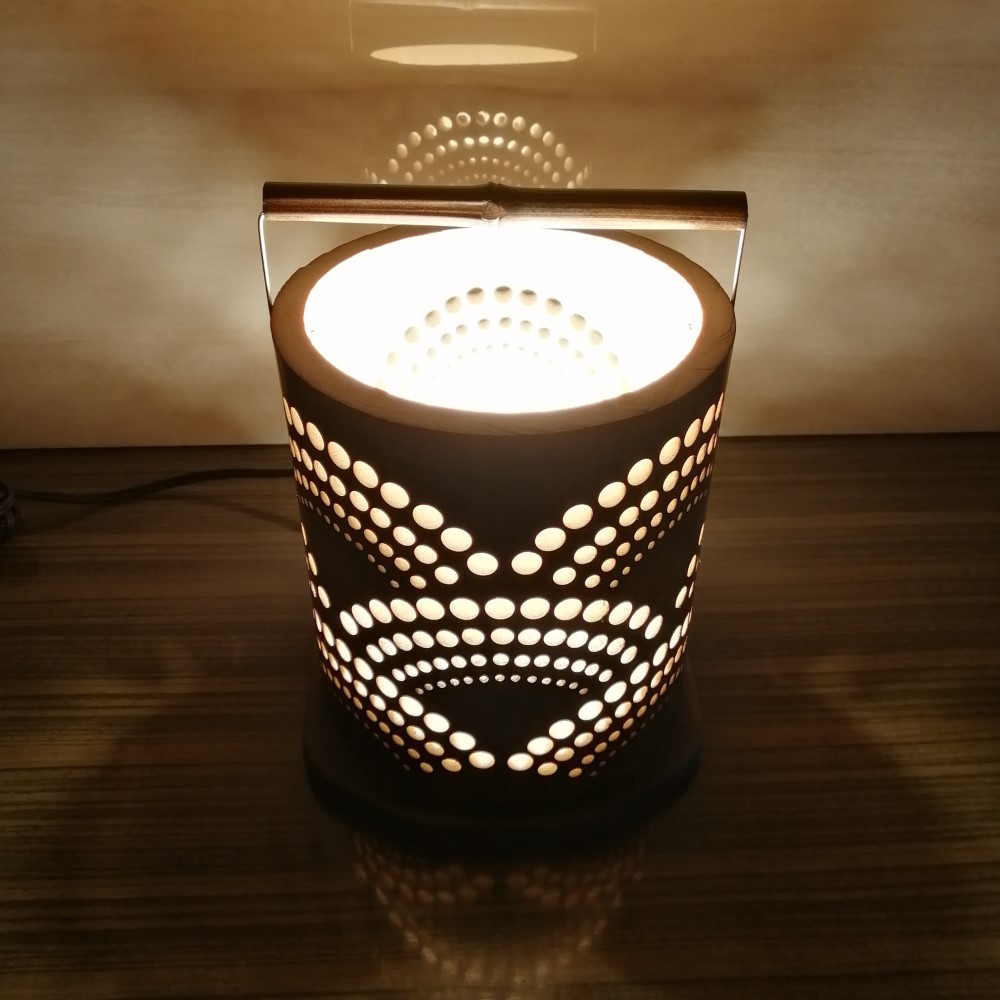 癒し灯火　竹行灯　No23181