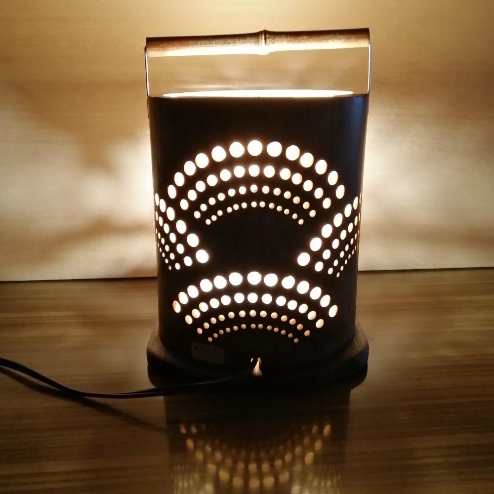 癒し灯火　竹行灯　No23181