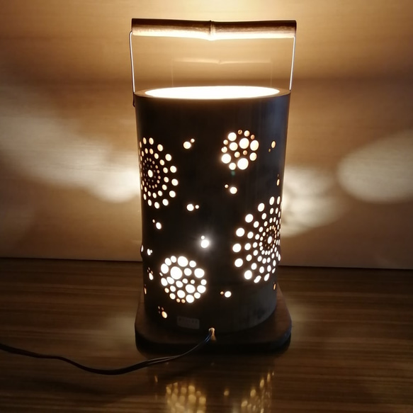 癒し灯火 竹行灯 No23182 その他インテリア雑貨 ふー's shop 通販