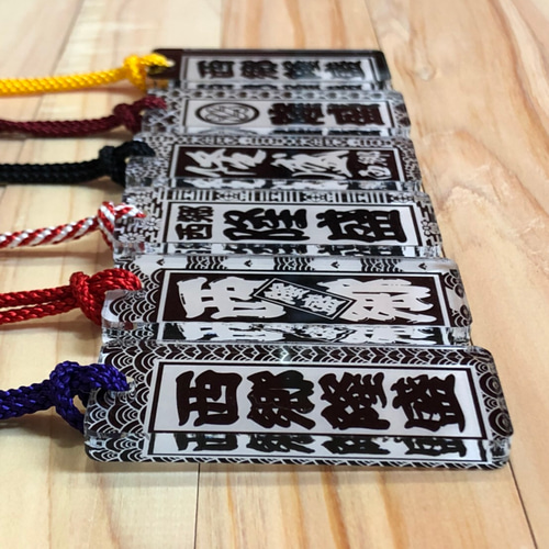 木札 黒吹アクリル板 喧嘩札サイズ ネックレス・ペンダント berry 通販