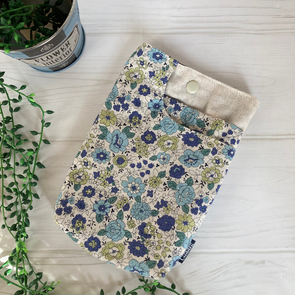 スマホが入る！大人の移動ポケット＊お仕事ポーチ＊(YUWAシャモニー花 