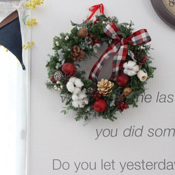 温めあうシマエナガのリース プリザーブドリース フラワーギフト