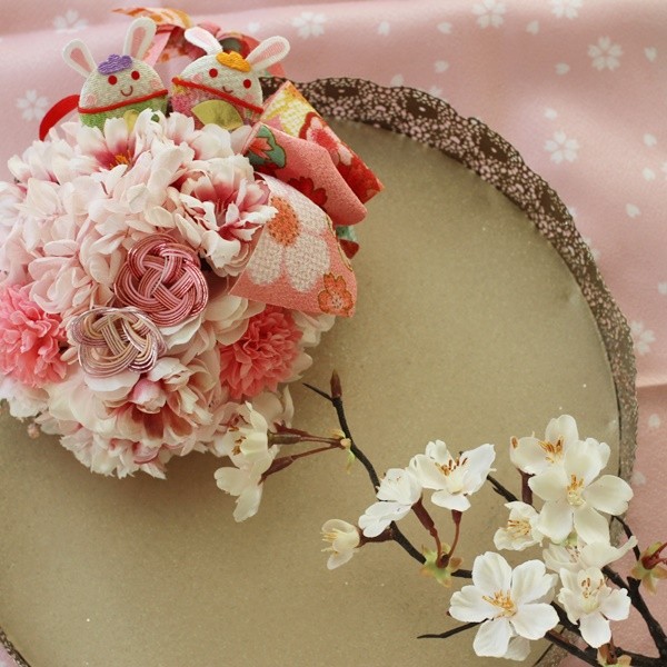 ひなまつり桜ボール