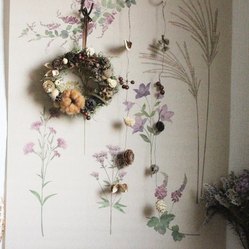 実りの秋 木の実ガーランド ドライフラワー petit chocolat 通販