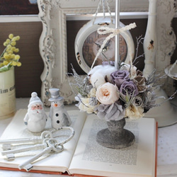 春パンジーのバッグリース プリザーブドフラワー petit chocolat 通販