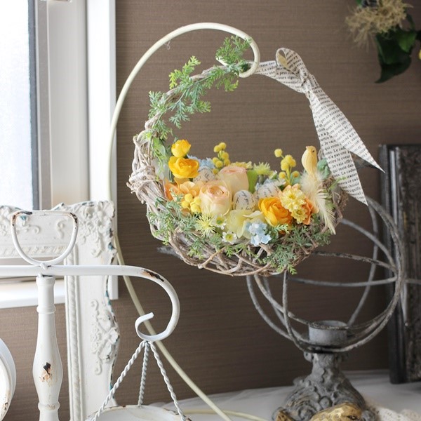 イースターのバッグリース