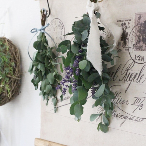 ラベンダー⋆︎*ユーカリスワッグ⑅︎１ ラベンダー⋆︎*ユーカリスワッグ⑅︎1