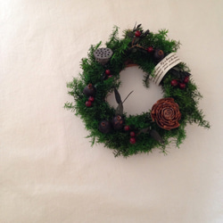 ヒムロスギのXmas mini wreath 5枚目の画像