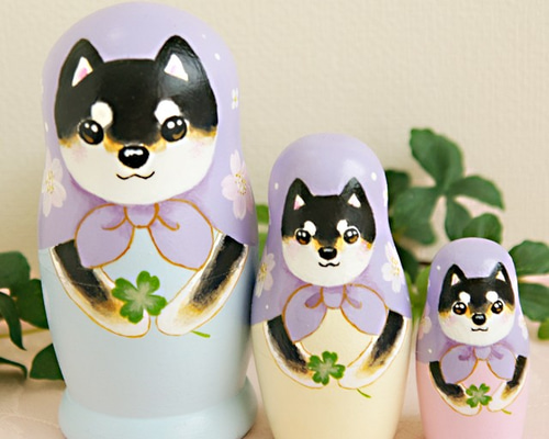 希少品　アルベロベロ ブタさんマトリョーシカ　インテリア小物 楽天市場】【公式】ナインマーケ マトリョーシカ 猫 (NEIN MARKE