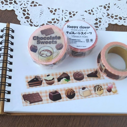 海外　廃盤　マスキングテープ　スイーツ　ケーキ　箱付き　チョコ　アイス　シナモン 海外 廃盤 マスキングテープ スイーツ ケーキ 箱付き チョコ アイス