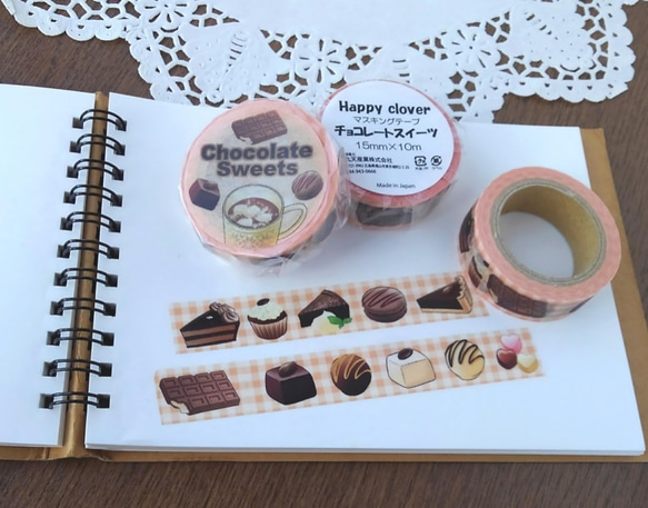 チョコレートスイーツ☆マスキングテープ マスキングテープ clover