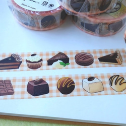 チョコレートスイーツ☆マスキングテープ 2枚目の画像