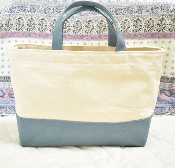 帆布トートバッグ A4サイズ ショルダーつき トートバッグ