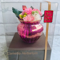 Handmade Flower Vaseプリザーブドフラワーアレンジ 6枚目の画像