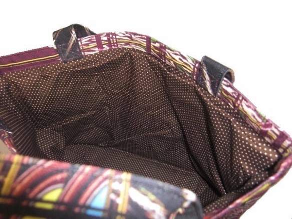 切り絵作家SouMaがデザインしたミニトートバッグ。 3枚目の画像