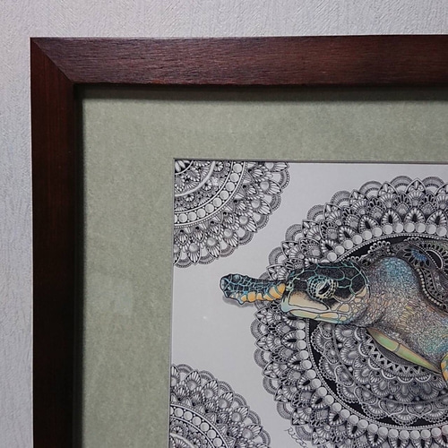 原画 肉筆 一点もの ボールペンアート 百貨店作家 人気