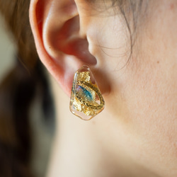 【受注制作】colorful carat earring No.5 3枚目の画像
