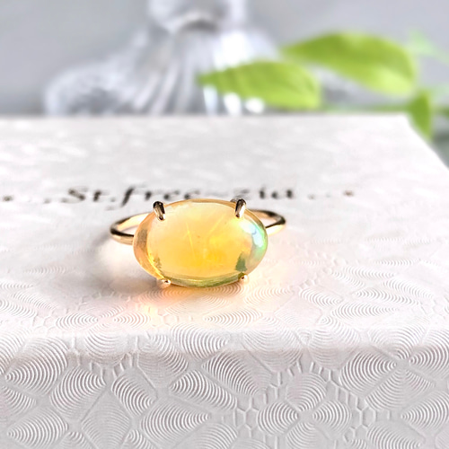 ☆20%off☆Silver925☆宝石質＜ライトイエローカラー