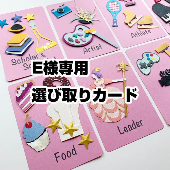 【E様専用】選び取りカード5種用 1枚目の画像