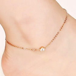 18金 アンクレット メンズ ダイヤモンド 一粒 ゴールド ピンクゴールドk18 18金 アンクレット メンズ ダイヤモンド 一粒 ゴールド ピンクゴールド